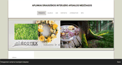Desktop Screenshot of ecotex.lt