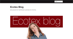 Desktop Screenshot of blog.ecotex.nl