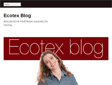 Tablet Screenshot of blog.ecotex.nl