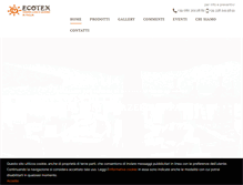 Tablet Screenshot of ecotex.it