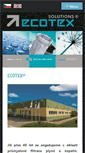 Mobile Screenshot of ecotex.cz