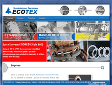 Tablet Screenshot of ecotex.es