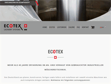 Tablet Screenshot of ecotex.de