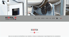 Desktop Screenshot of ecotex.pt